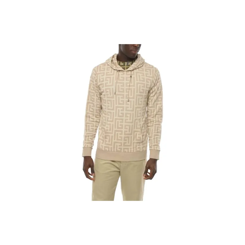 BALMAIN Sweatshirts Men Beige-3