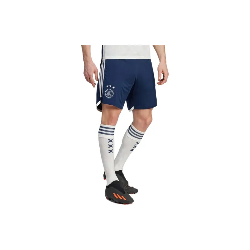 Adidas AJAX AMSTERDAM 23/24 AWAY SHORTS Soccer Bottoms Men's Preppy Marine Blue-3
