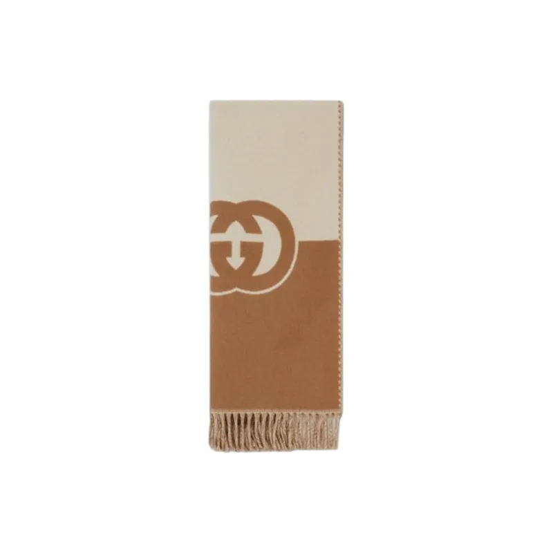 GUCCI Interlocking G logo Scarf-1