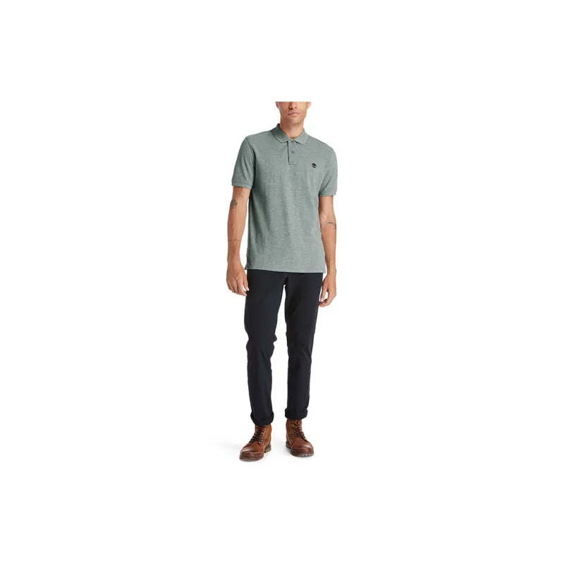 Timberland Polo Shirt Men's Gray-2
