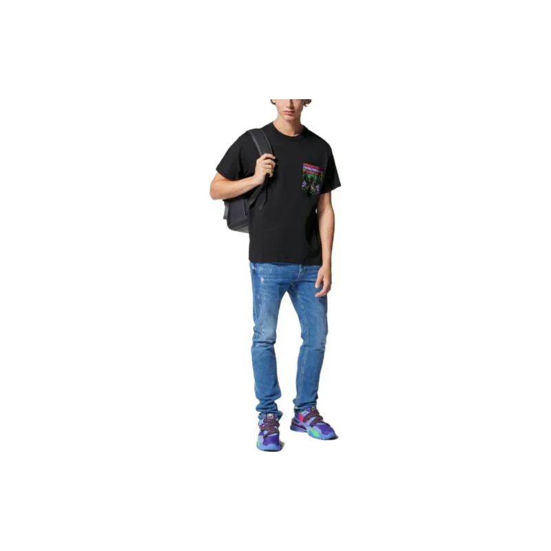 VERSACE JEANS COUTURE T Shirts Men Black-2