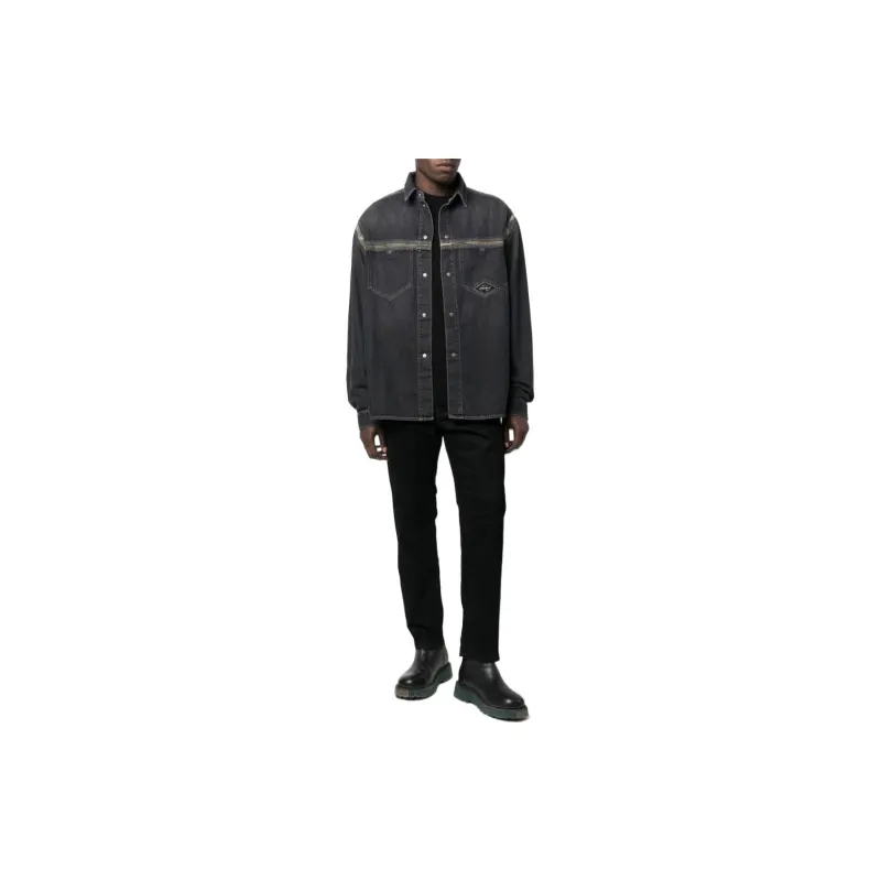 DIESEL D Hor Fs Camouflage print Shirt-1