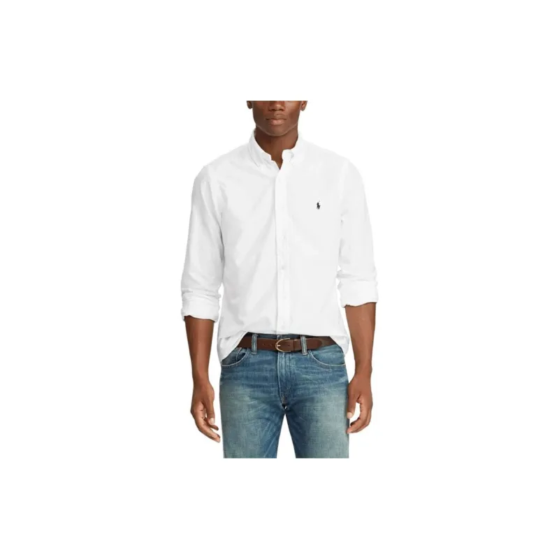 Polo Ralph Lauren Logo Embroidered Slim Fit Shirt-2