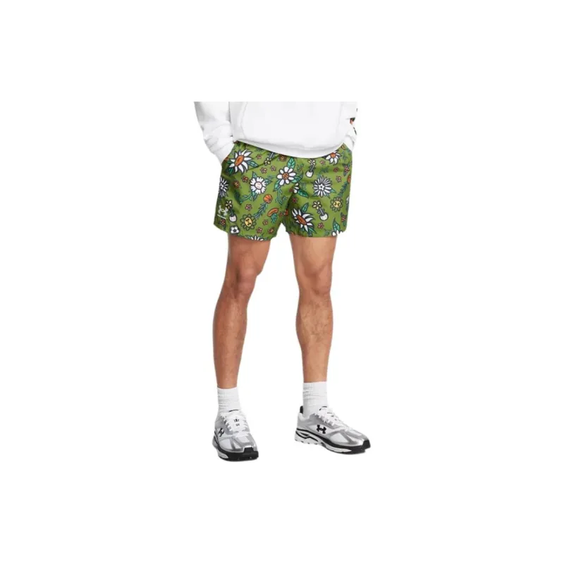 Under Armour Icon Nurture Casual Shorts Men's Green-2