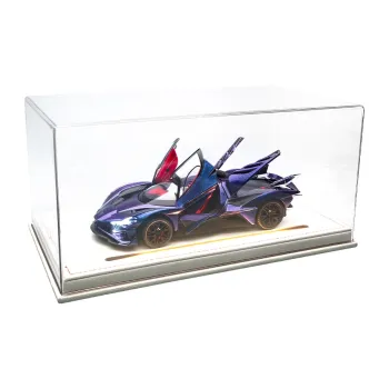 Chi Yu Car Play White Leather Sole Seat Acrylic Dustproof Box, Apollo EVO Model Accessories