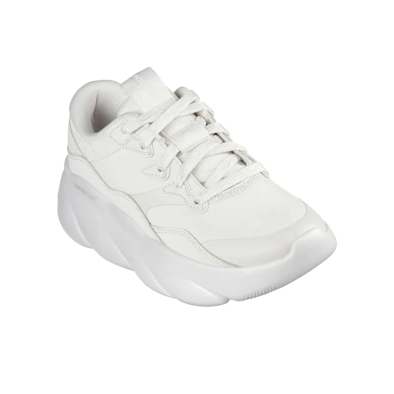 Skechers Slip Resistant Low Top Casual Shoes Women's White-3