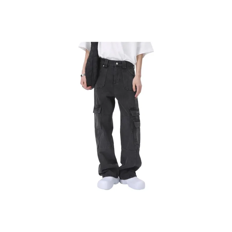 Voguo Relay Jeans Unisex Black Gray-2