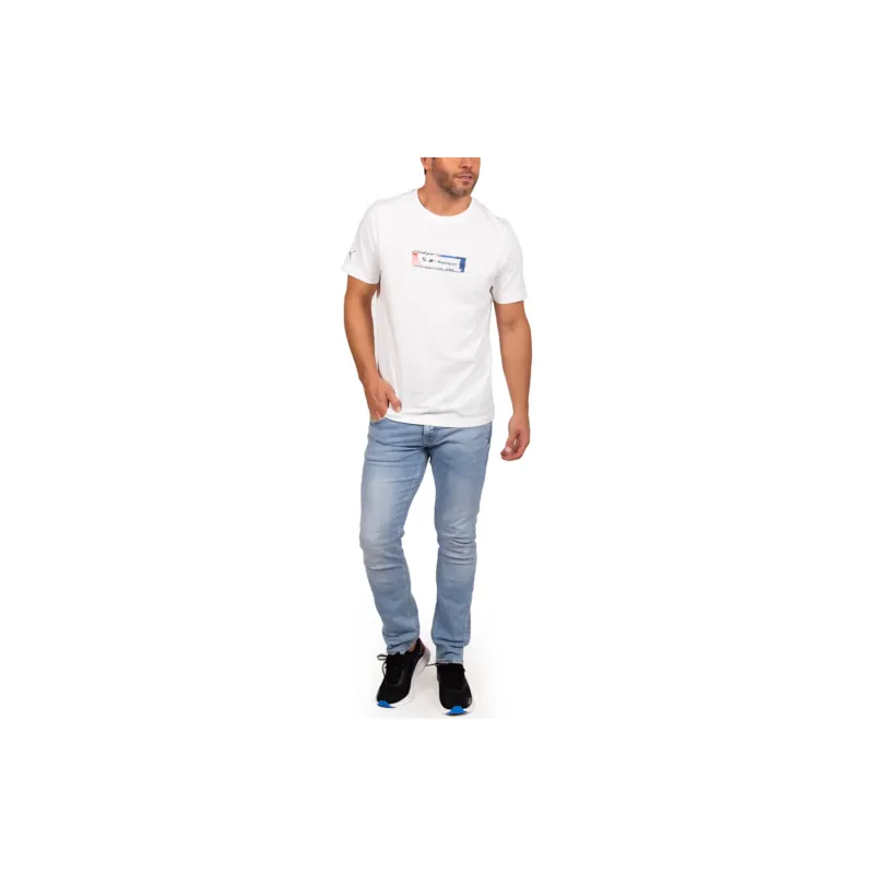 PUMA BMW M Motorsport T Shirt Unisex White-4