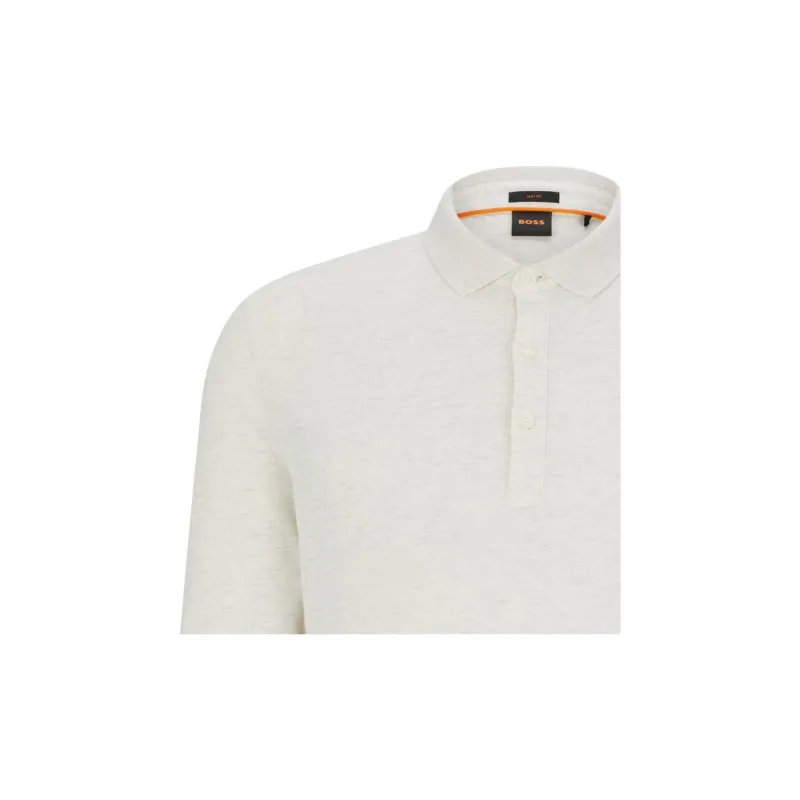 HUGO BOSS Polo Shirts Men Light Beige-4