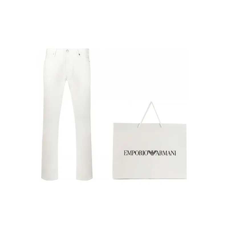 EMPORIO ARMANI Log Patch Slim Fit Jeans-1