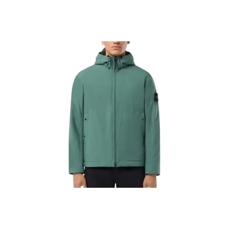 STONE ISLAND Zip Up Hooded Jacket-4
