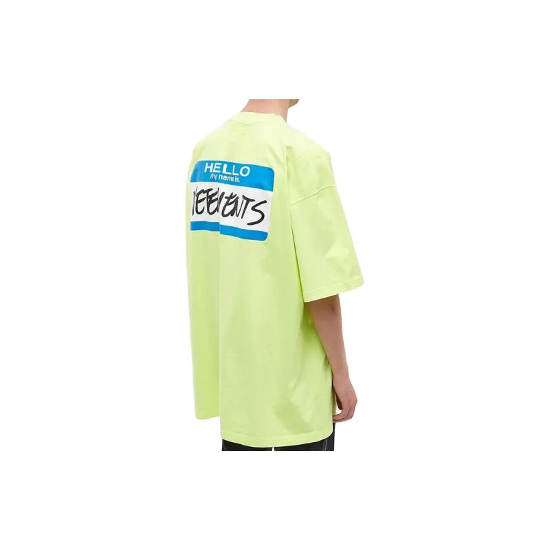 Vetements My Name Is T Shirt-3