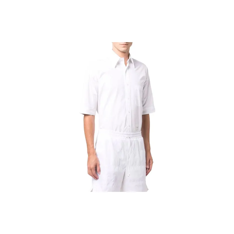THOM BROWNE Plain Short sleeve T shirt-2