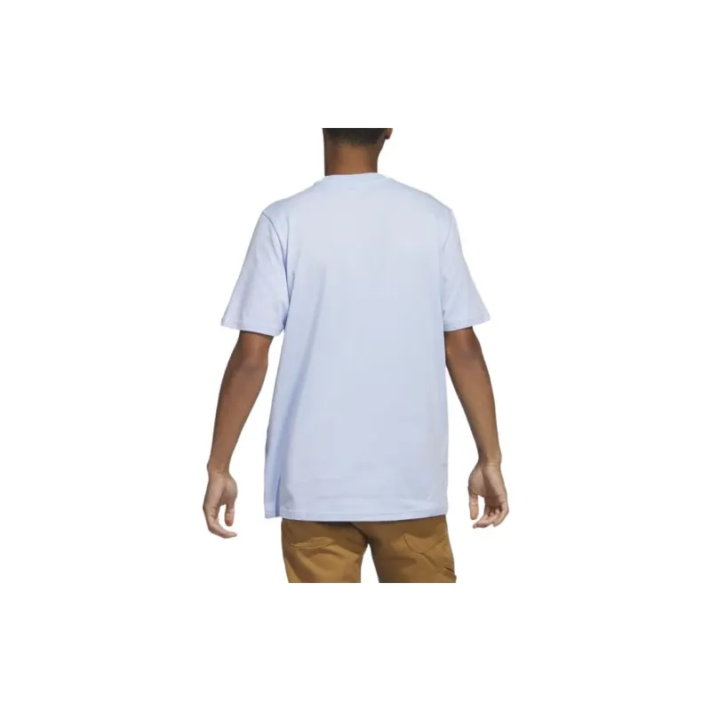 Adidas Logo Pen Fill - Sportswear Graphic Tee T-Shirt Men's Blue-2