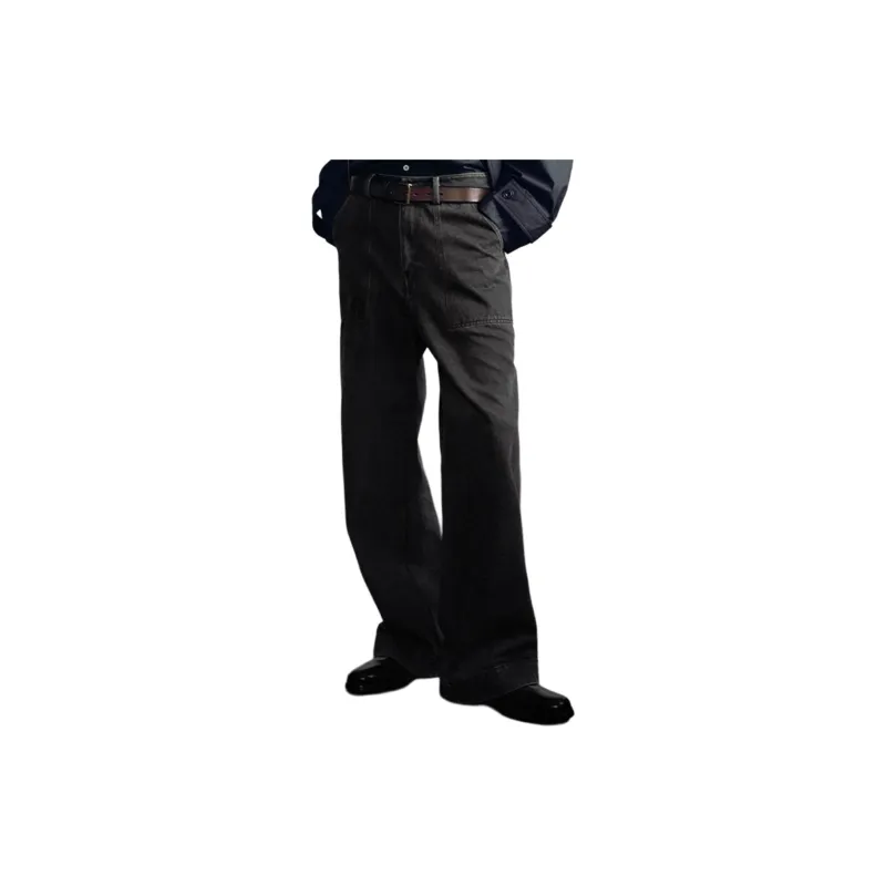 OPICLOTH Jeans Unisex Dark Gray-6