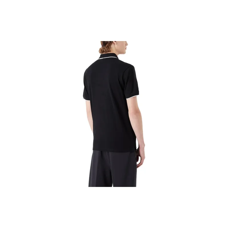 EMPORIO ARMANI Polo Shirts Men Black-3