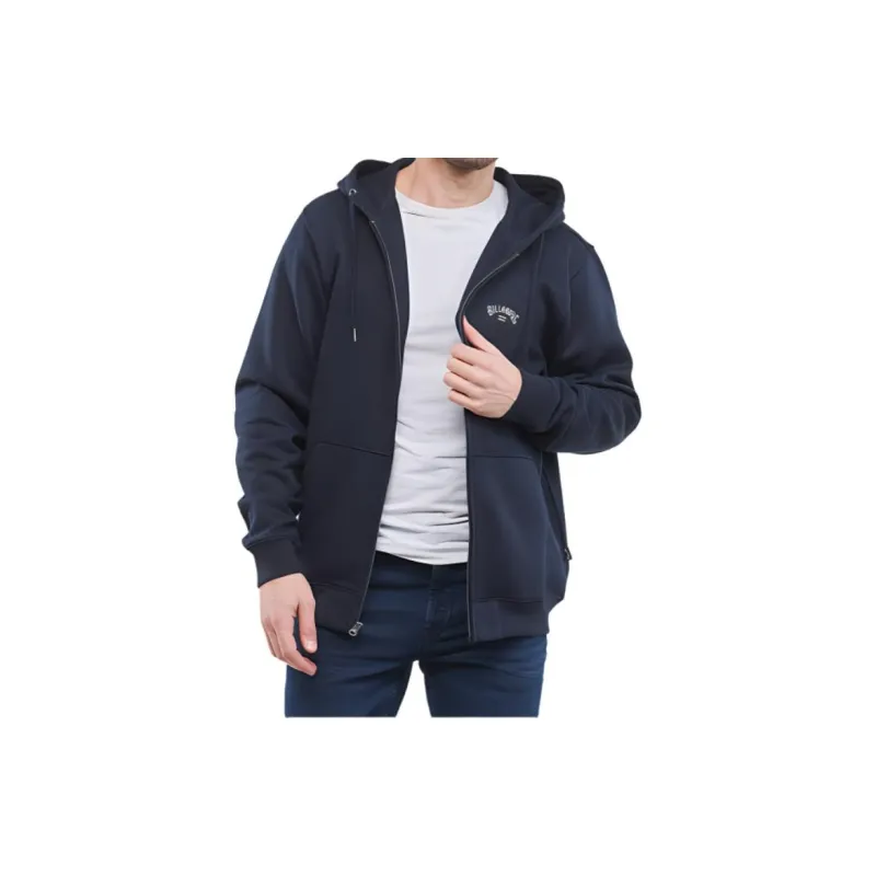 BILLABONG Arch - Zip-Up Hoodie Sweatshirt Men's Black-3