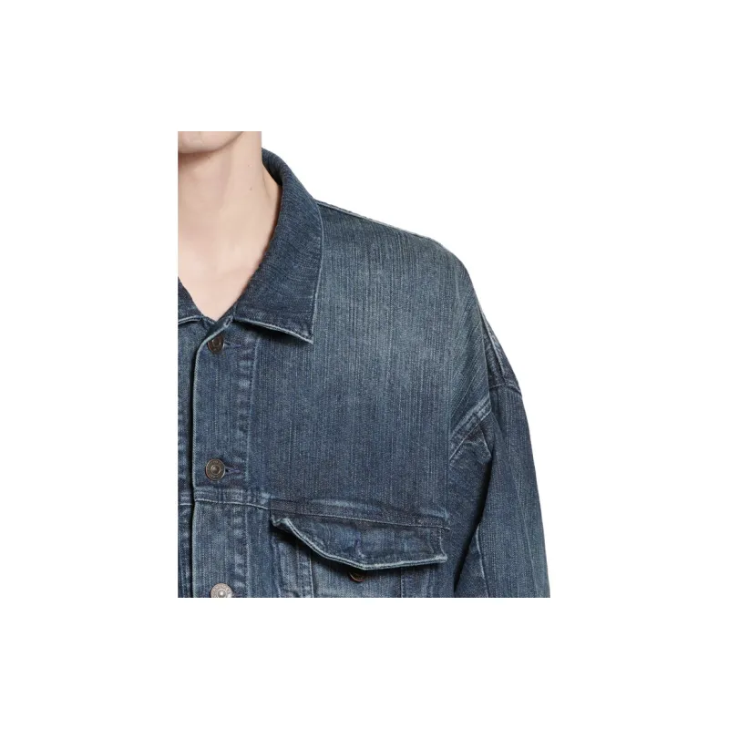Balenciaga Deconstructed Denim Jacket-6