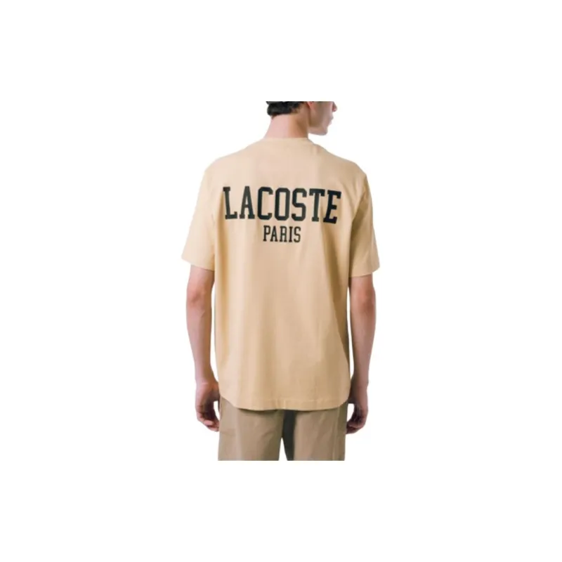 LACOSTE T Shirts Men Beige-4