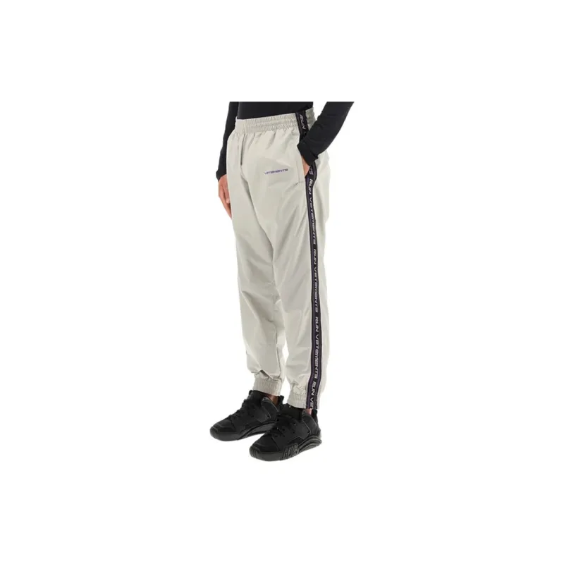 Vetements Knitted Sweatpants Men Gray-3