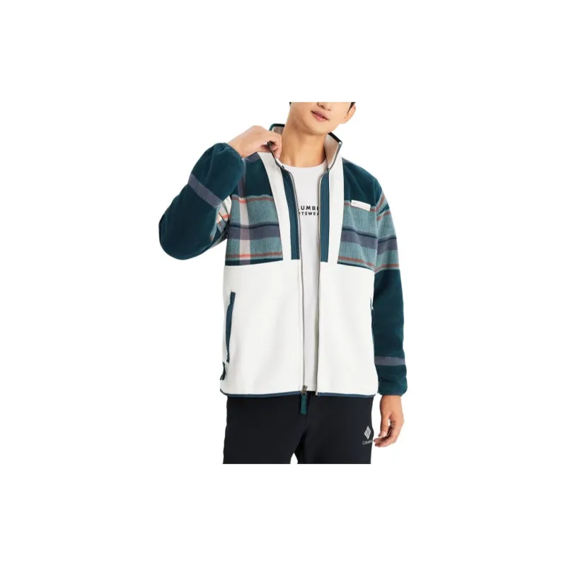 Columbia Velvet Jackets Men Peacock Green-3