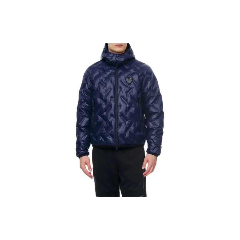 EMPORIO ARMANI Puffer Jackets Men Navy Blue-2