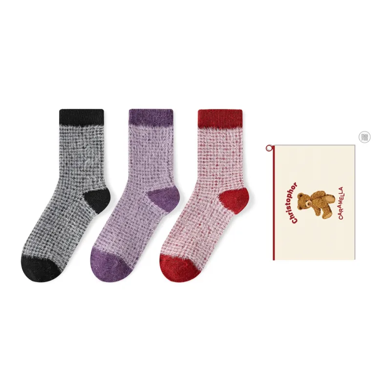 Caramella Mid Calf Socks Women's Combo Gift Box Sets-6