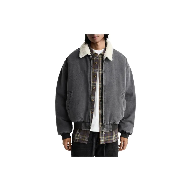 ZARA Jackets Coats Men's Zebra Print Gray-2