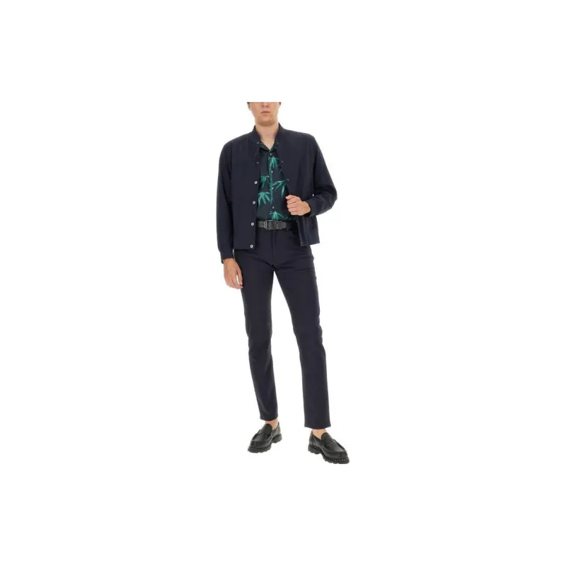THEORY Murphy Long Sleeved Bomber Jacket-2