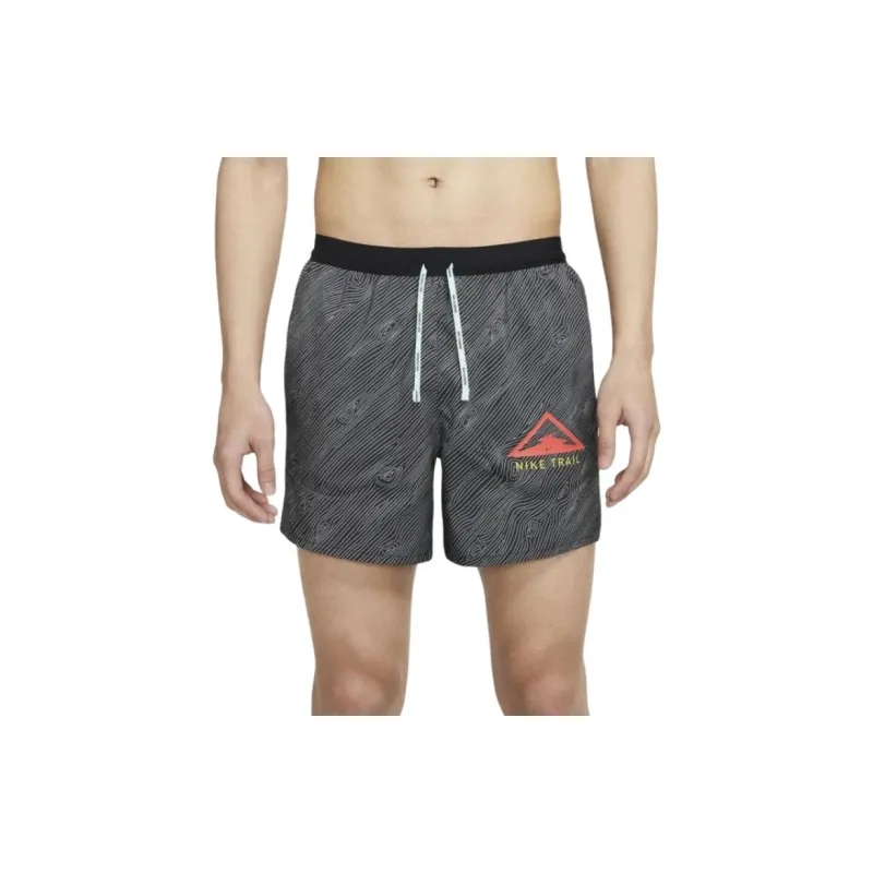 Nike Dri Fit Casual Shorts Men Black Red-5