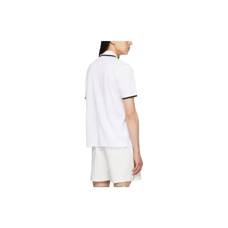 Moncler Polo Shirts Men White-2