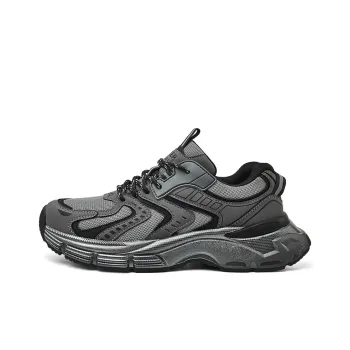 JEEP SPIRIT Chunky Sneakers Men Low Top Gray
