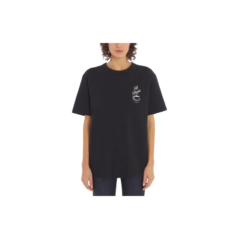 Maison Kitsune SS24 T Shirt Unisex Black-5