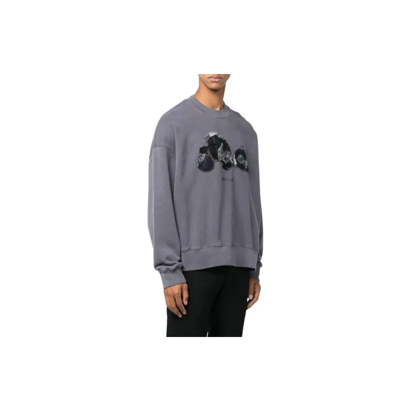 PALM ANGELS Sweatshirts Men Gray-2