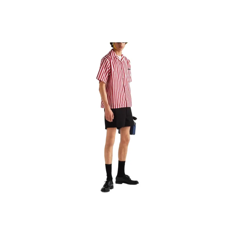 PRADA Shirts Men Red-2
