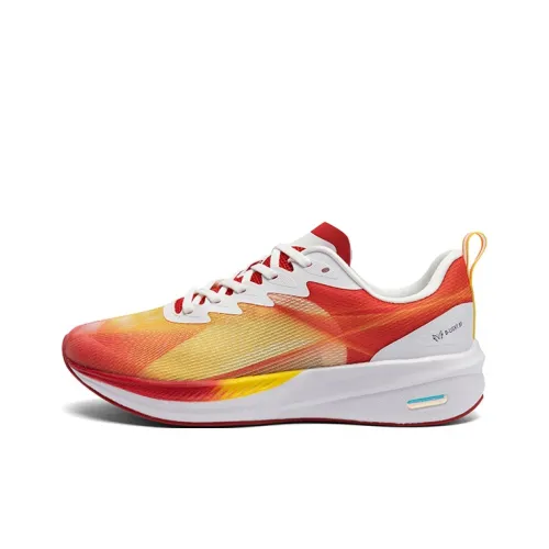 LPMX Running Shoes Men Low-Top Orange Red