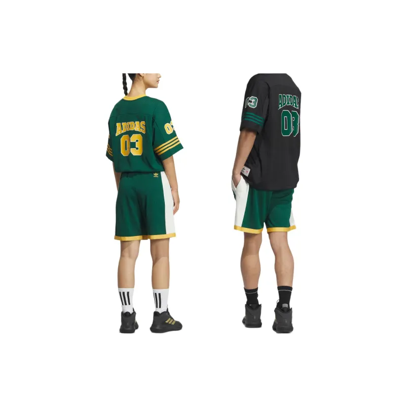 Adidas SS24 Basketball Shorts Unisex Forest Green-1