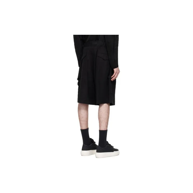 Y 3 Twill Cargo Shorts-4