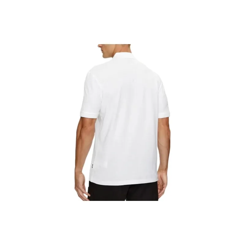Boss Logo appliqué Cotton Polo Shirt-3