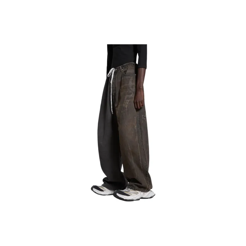 Balenciaga Hybrid Baggy Pants-5