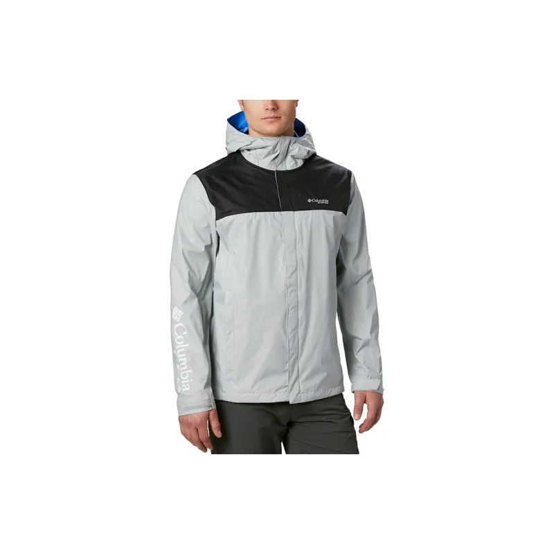 Columbia Windbreaker Jacket Men's Light Gray-3