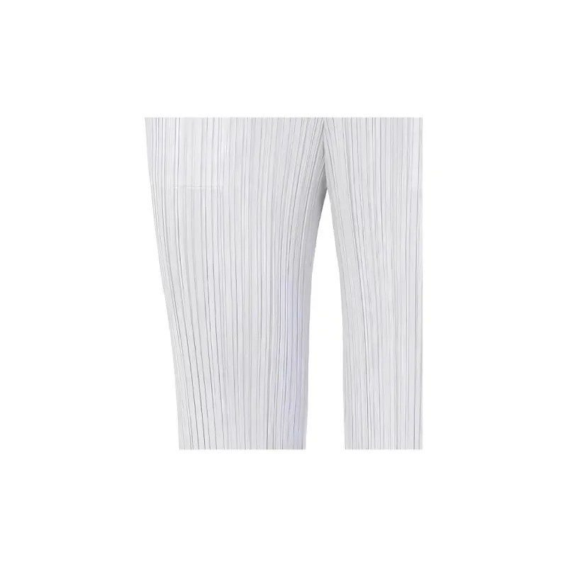 PLEATS PLEASE ISSEY MIYAKE Casual Pants Unisex Light Gray-6