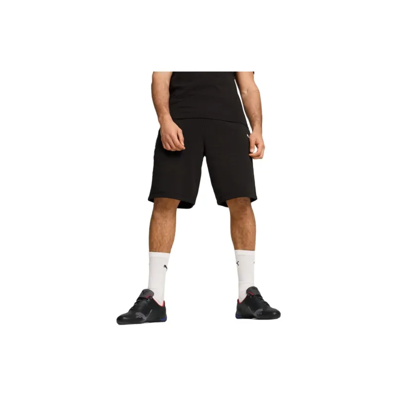 PUMA BMW M Motorsport SS24 ESS+ Fleece Shorts Casual Shorts Men's Black-2