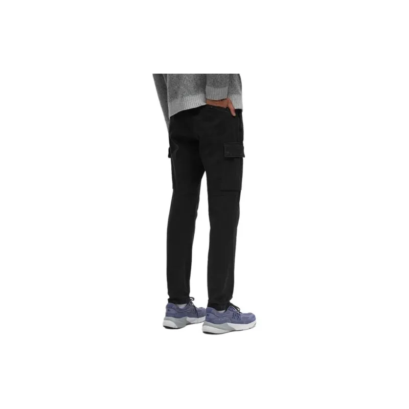 STONE ISLAND Logo Patch Tapered Trousers-2