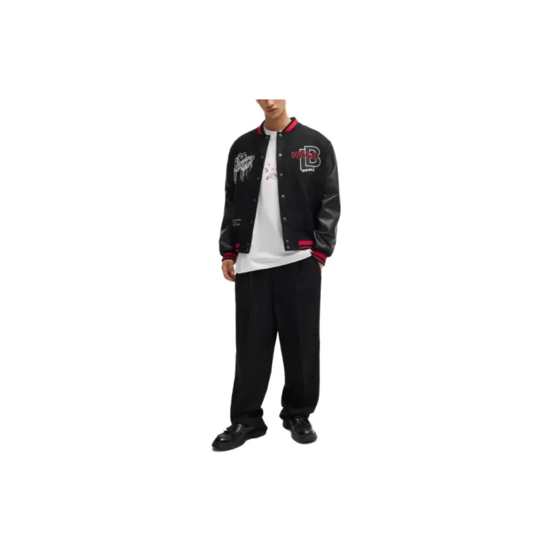 HUGO BOSS Jackets Coats Men's Black-3