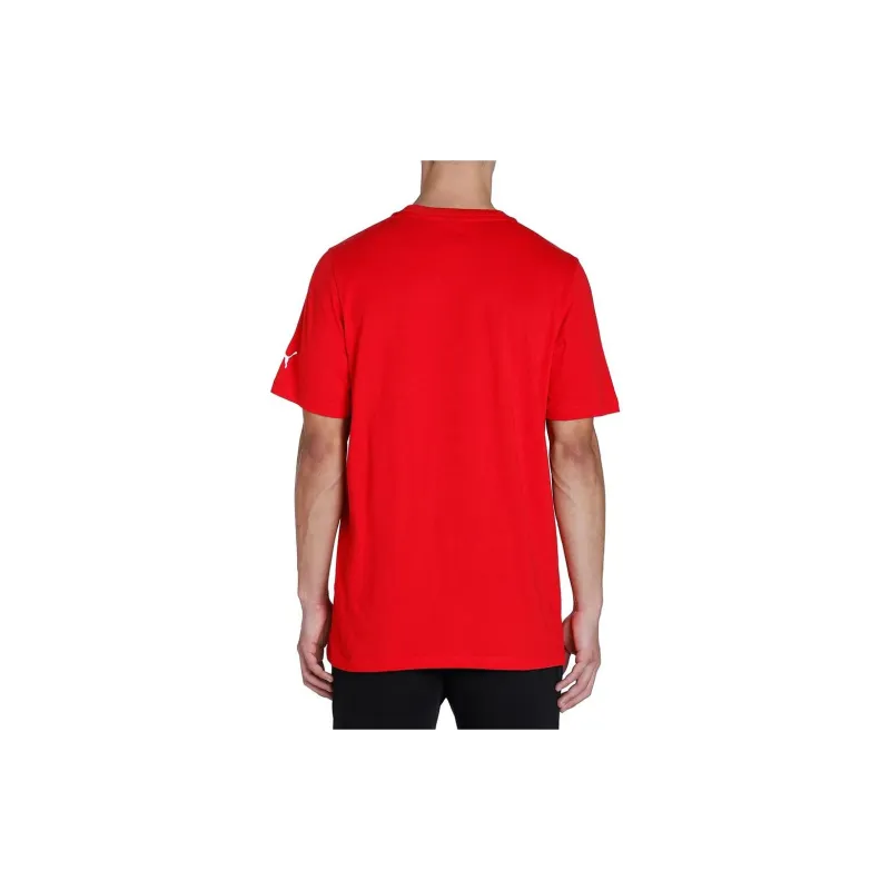 PUMA T Shirts Men Red-5