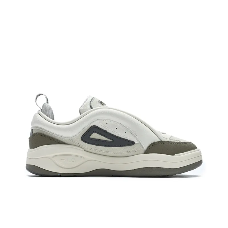 FILA MIX 2 Slip Resistant Low Top Skateboard Shoes Men's White-1