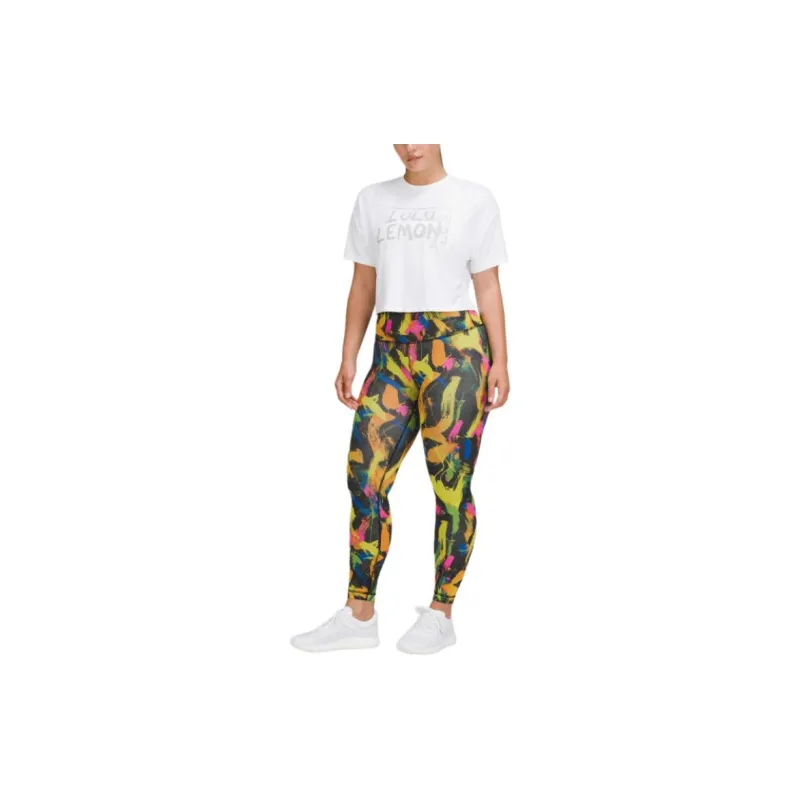 Lululemon Wunder Train Athletic Trousers Women's Light Adjusted Black Mixed Color-2