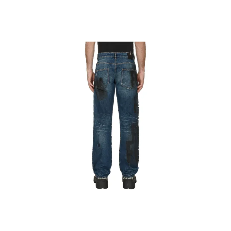 1017 ALYX 9SM Distressed effect Straight leg Jeans-2