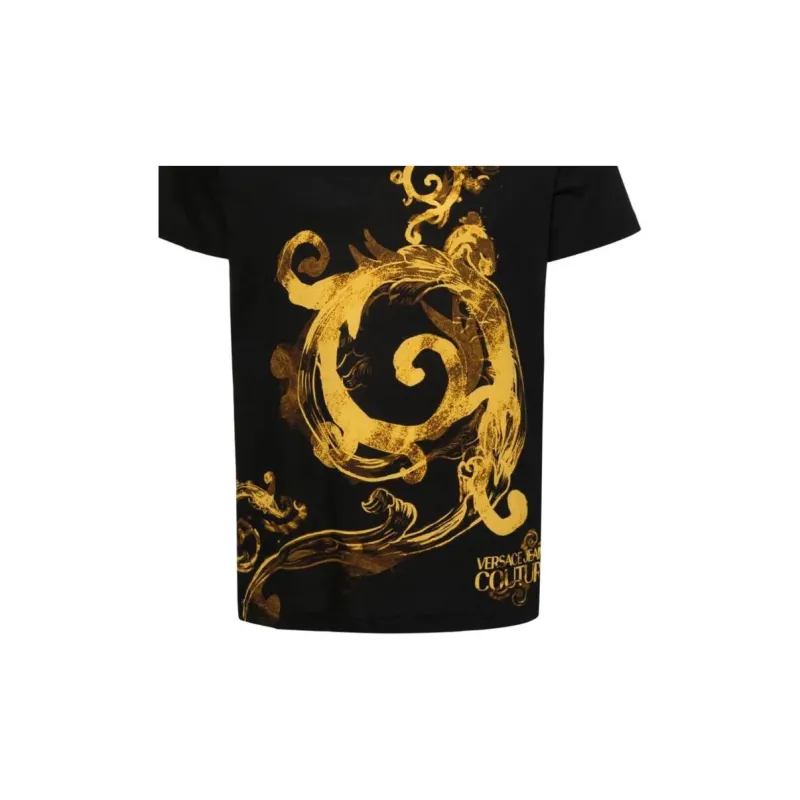 VERSACE JEANS COUTURE Barocco Printed Crewneck T Shirt-2